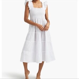 Hill House Ellie White Swiss Dot Nap Dress